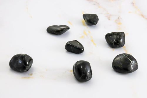 Black Tourmaline Rolled Stone-1
